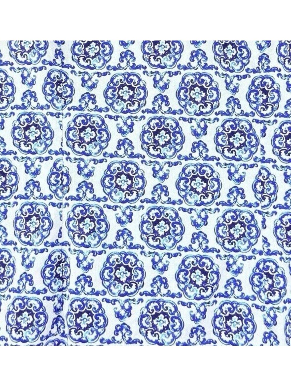 Talbots Non Iron Shirt 6 Womens Sleeveless Blue Print Button Down Cotton Womens